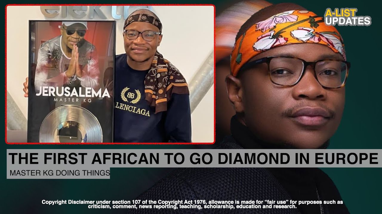 Master KG Goes Diamond In France, Plus Wins His First SAMA Award
