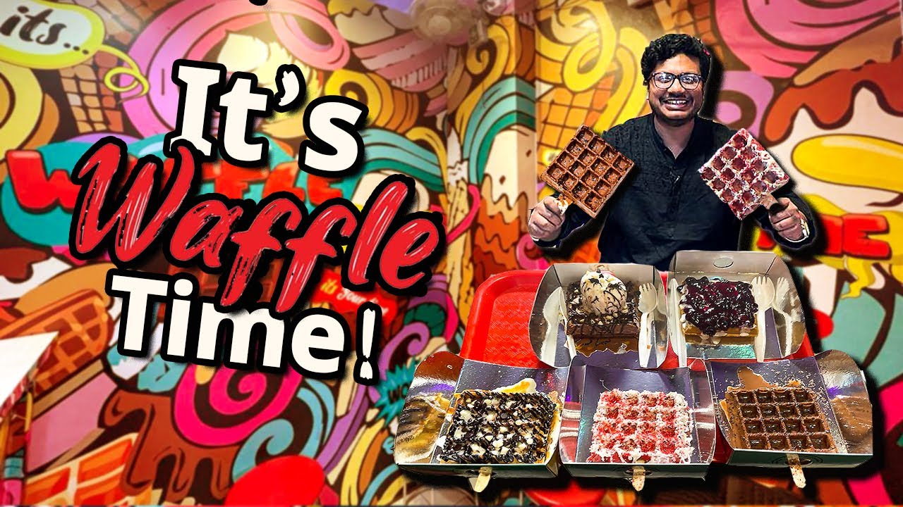 The most crunchy Waffle in Bangladesh? Waffle Time | Khai-dai