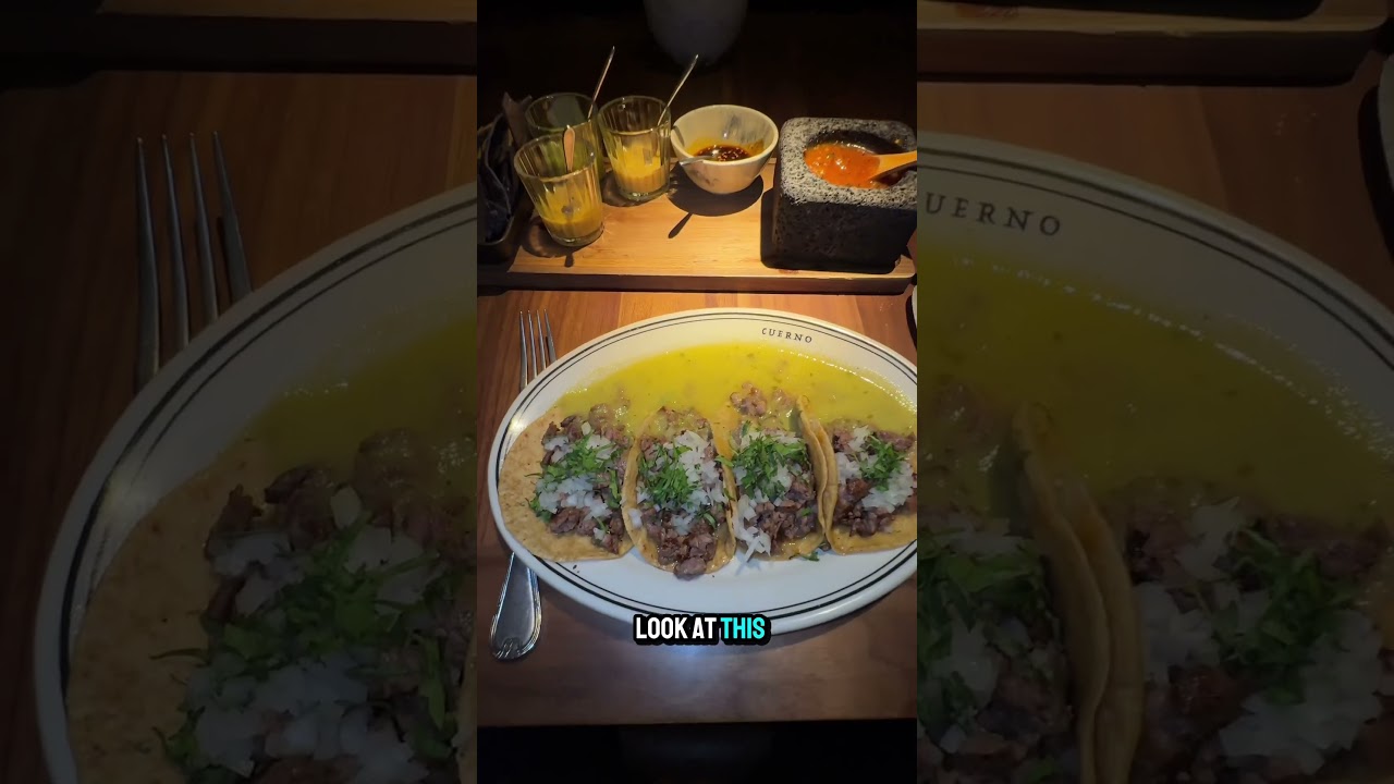 POV: Cab Driver&rsquo;s Solo Mexican Fine Dining lunch break
