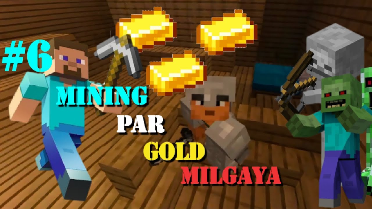 I FOUND SOO MANY GOLD | MINECRAFT PART 6