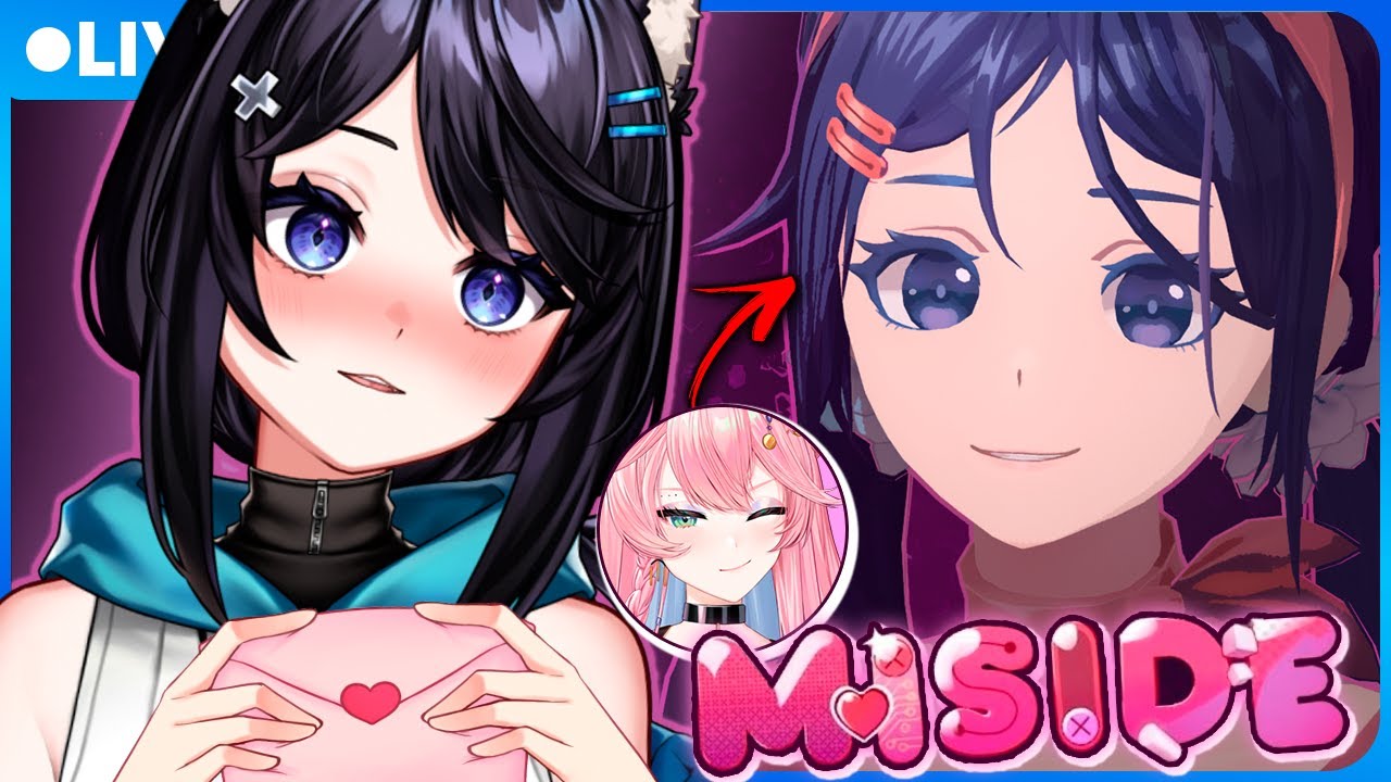 Que voz bonita da moça desse jogo... FOI A @EverinMusic QUE DUBLOU!! - MiSide DUBLADO PT-BR