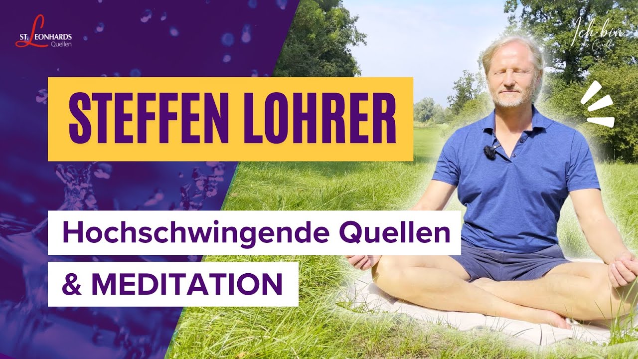 Steffen Lohrer besucht St. Leonhards „Ich bin die Quelle“ am Kraftort Mühltal