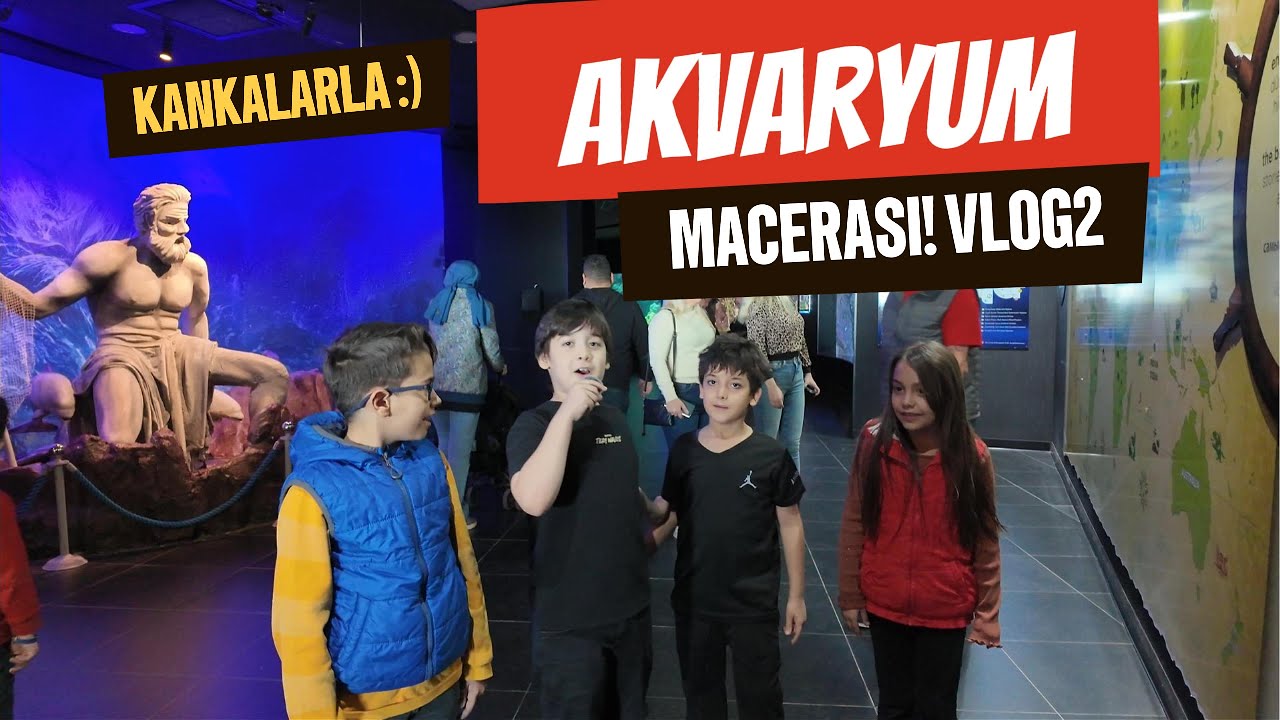 Söz Verdi, ve Tuttu! Aziz Ege ve Arkadaşları Akvaryumda 🐠💙✨ VLOG2