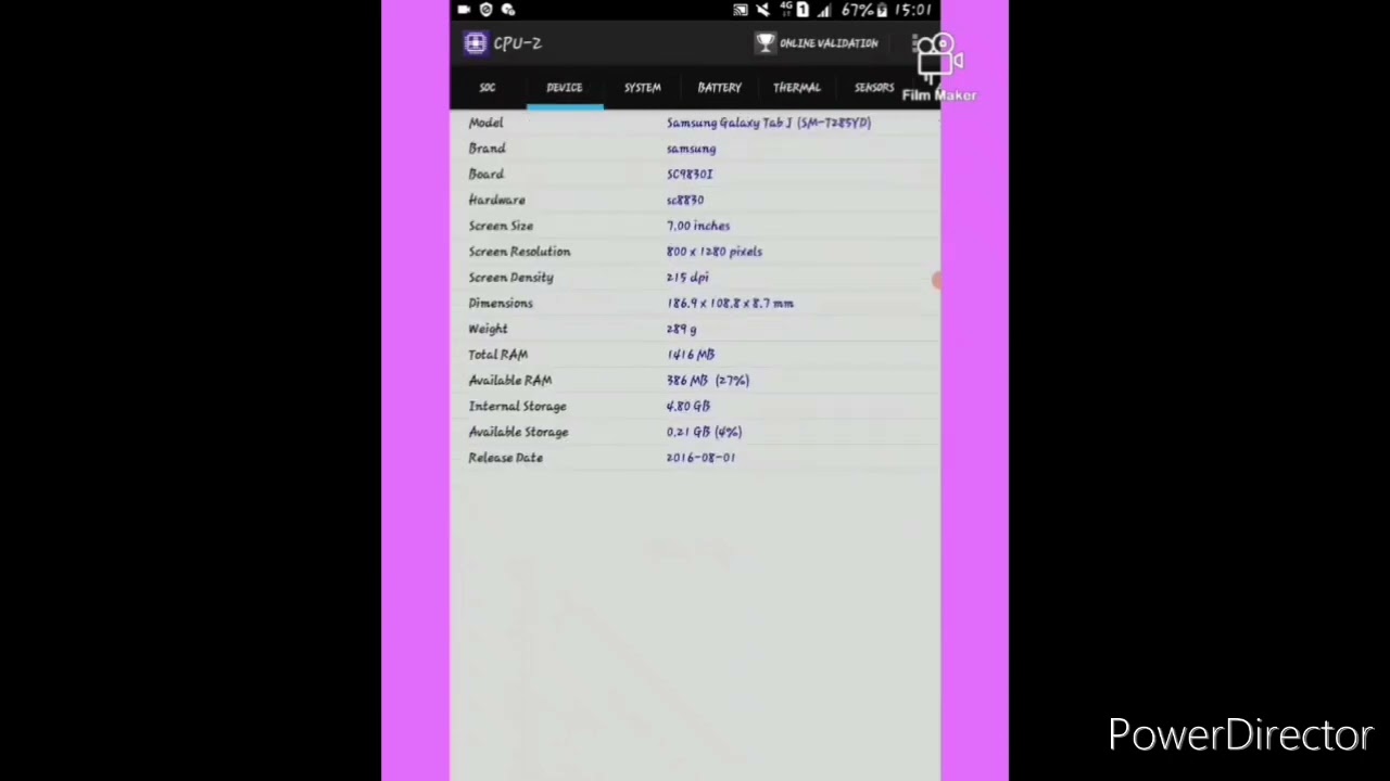 CPU-Z software