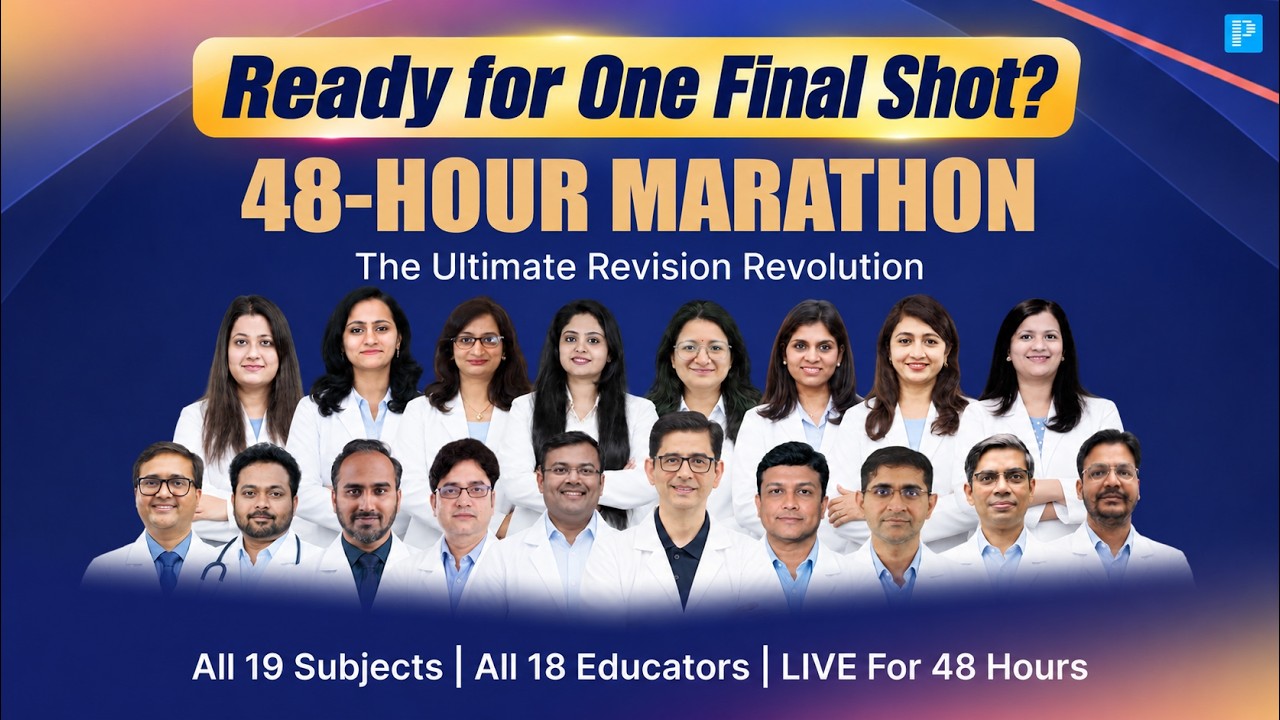FMGE Revision Revolution: 19 Subjects in 48 Hours!