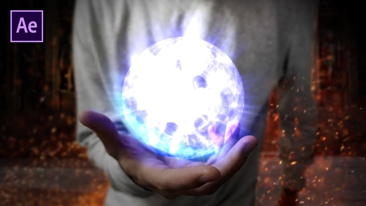 Красивый МАГИЧЕСКИЙ ШАР в After Effects! Быстро и просто!