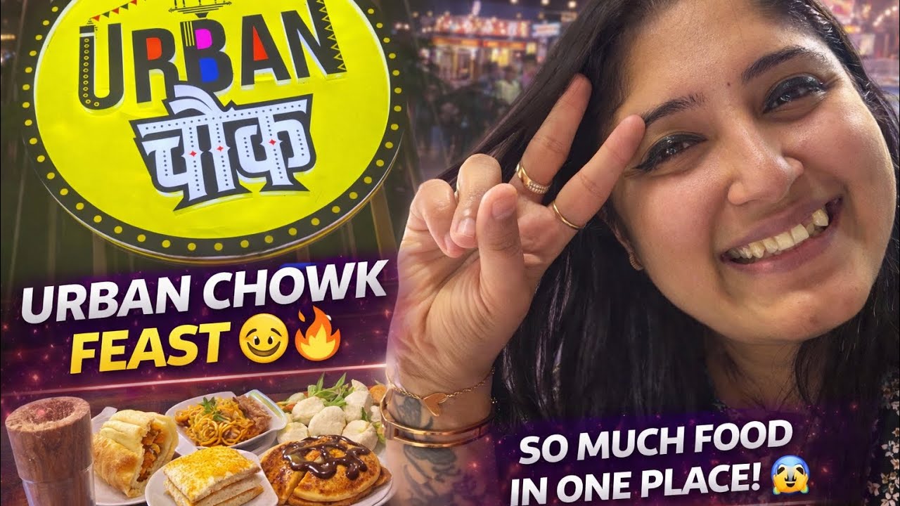 URBAN CHOWK FOOD FESTIVAL 🤤✨ | Dosa, Momos, Waffles & NON-STOP Fun!