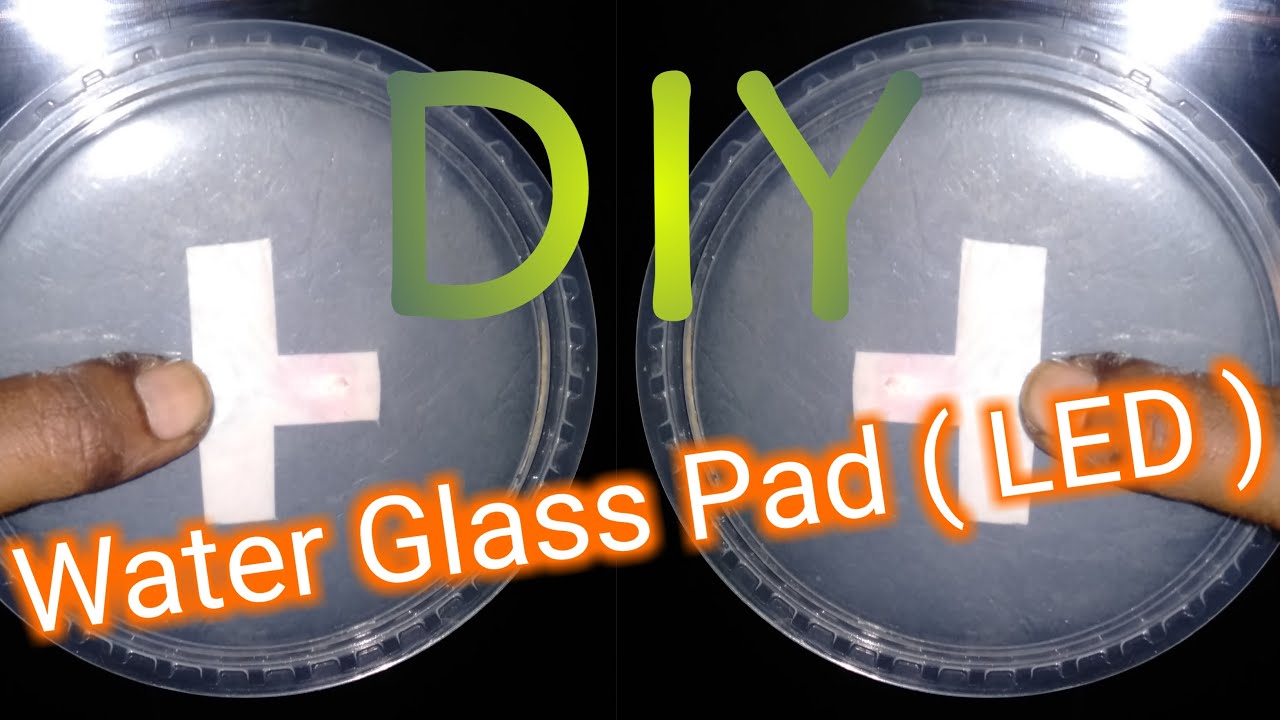 Gaming Life Hacks | DIY Water Glass Pad ( LED )