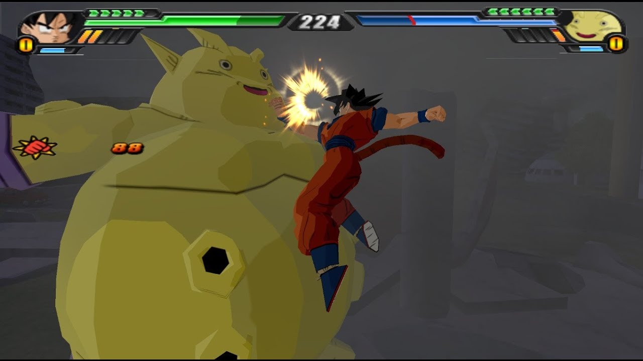 Goku Golden Great Ape and Super Saiyan 4 Transformations VS Janemba (DBZ Tenkaichi 3 MOD)