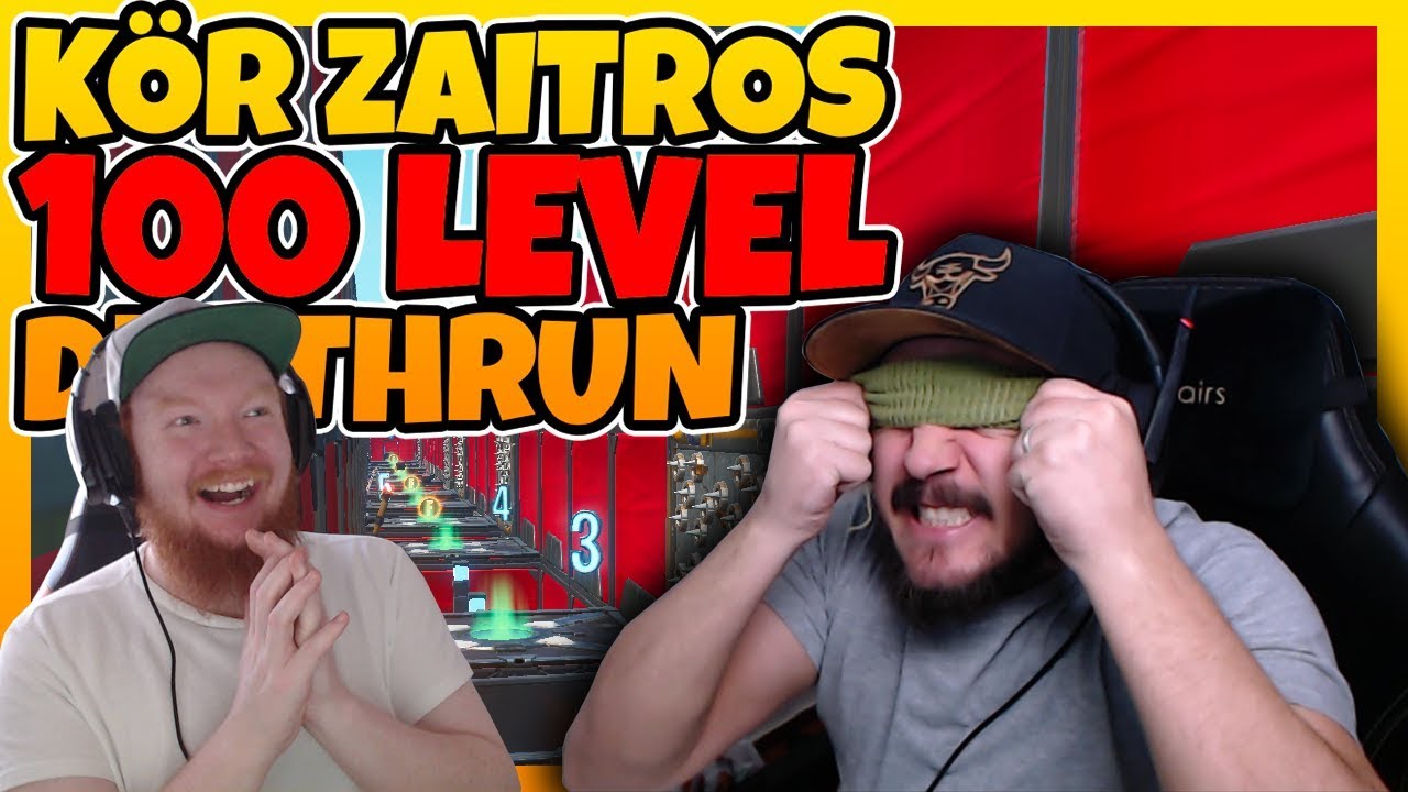 K&Ouml;R ZAITR0S 100 LEVEL DEAHTRUN - V&Auml;RLDSREKORD I DEATHS - ZAITR0S REAGERAR