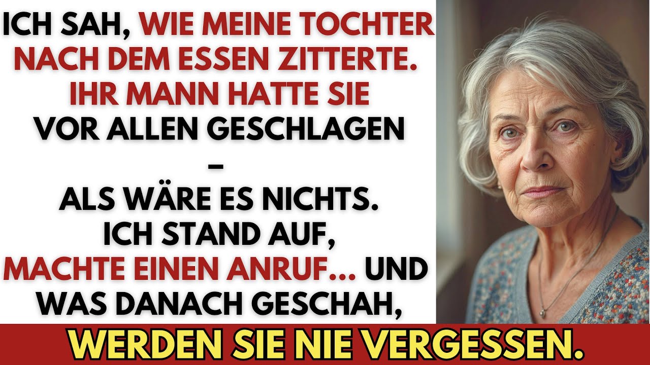 Mein Schwiegersohn schlug meine Tochter – ich griff zum Telefon. Sie ahnten nicht, was sie erwartet.