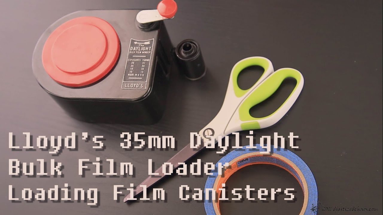 Lloyd's 35mm Daylight Bulk Film Loader (Loading Film Canisters)