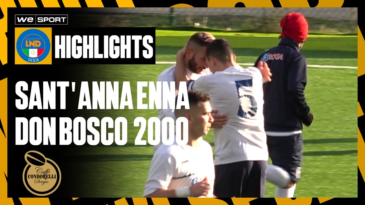 Sant'Anna Enna vs Don Bosco 2000 [Prima Categoria - Giornata 13 - Girone F]