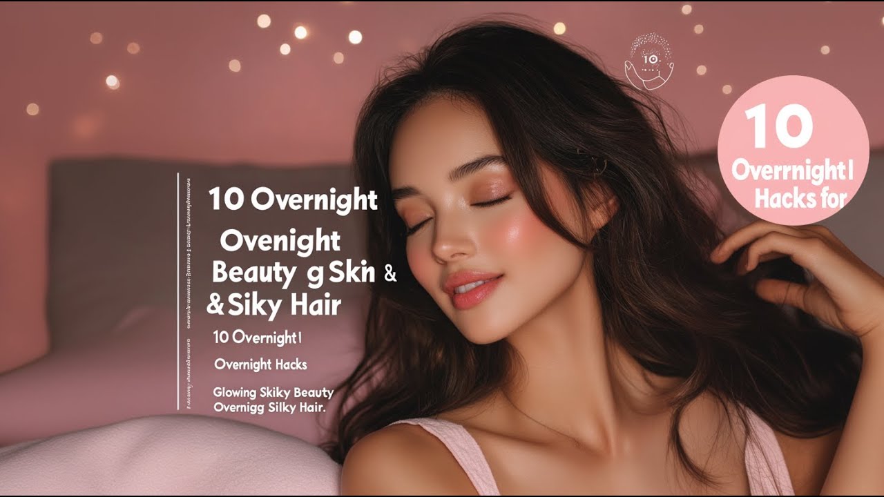 10 Overnight Beauty Hacks for Effortless Glowing Skin and Silky Soft Noursihed Hair