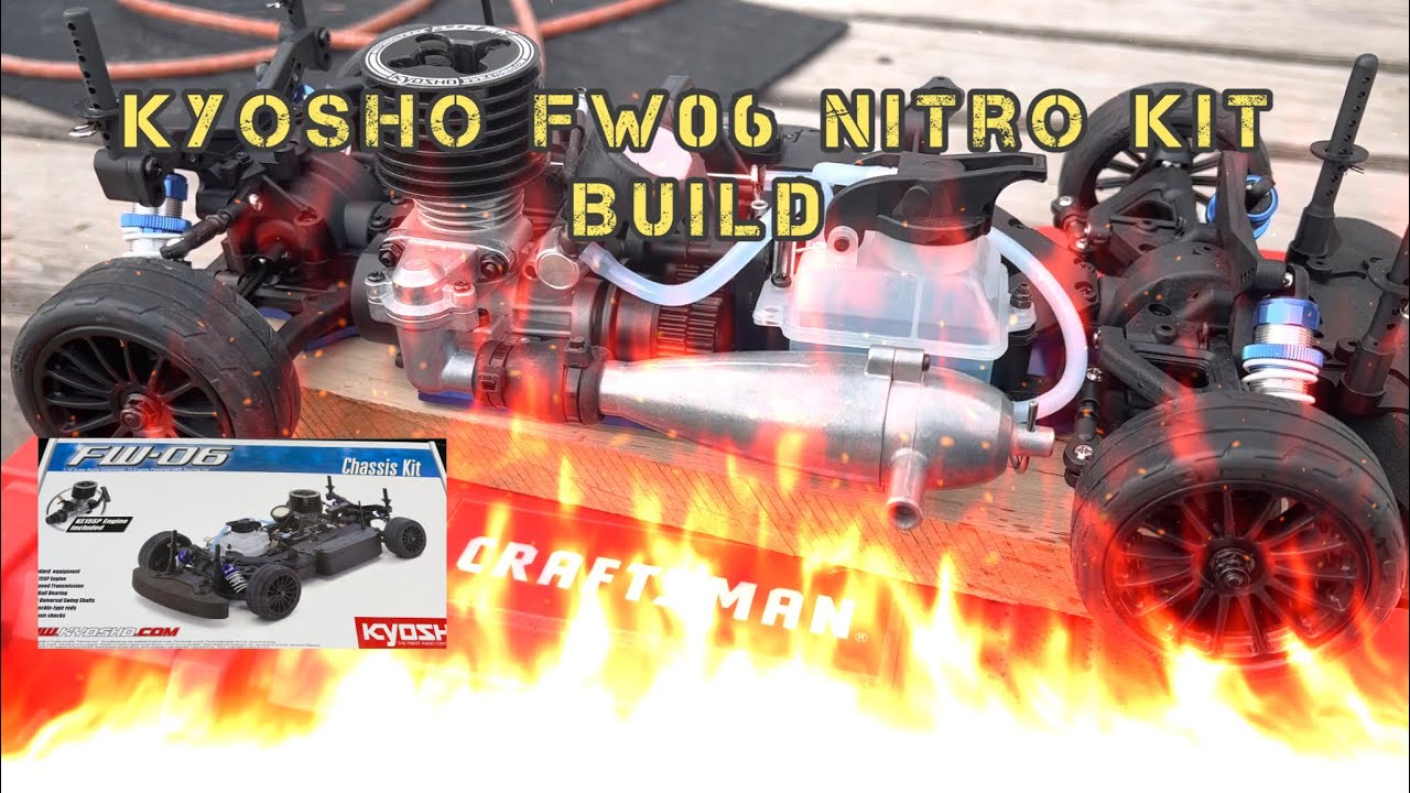 Советы по сборке набора Kyosho nitro fw06 и покадровая съемка!