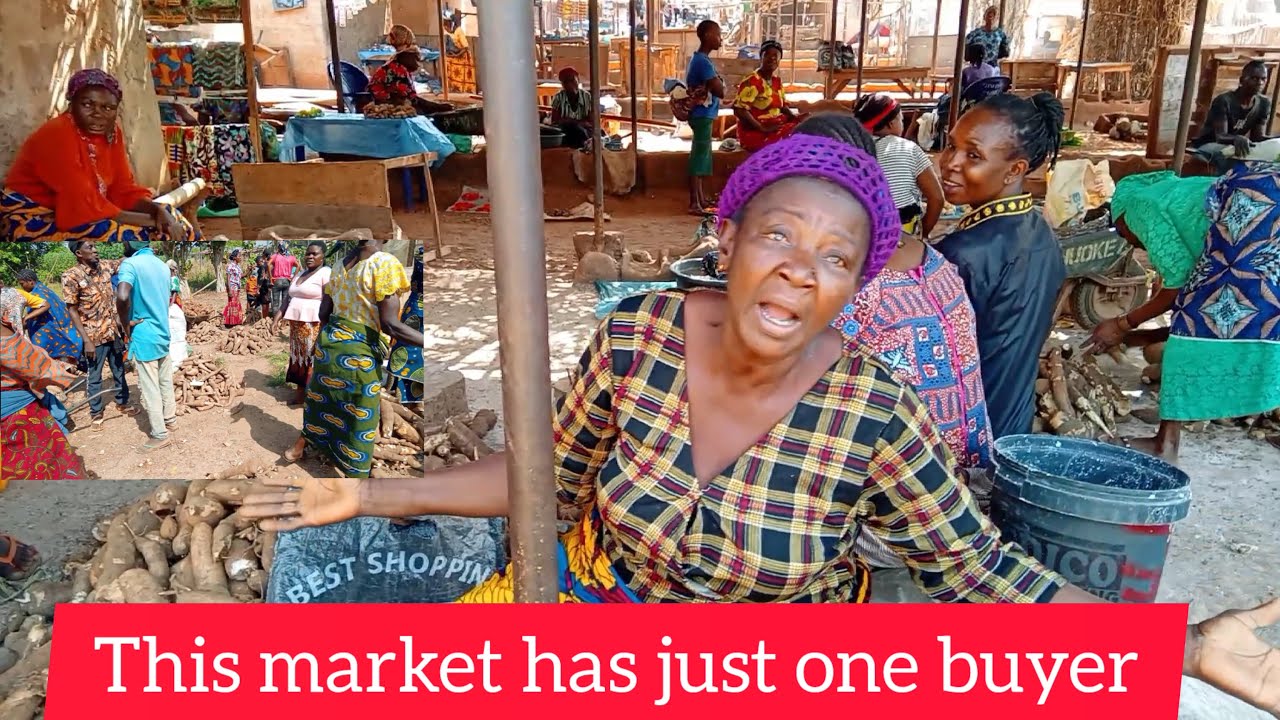 NIGERIAN RURAL MARKET: THIS MARKET HAS JUST ONE BUYER/ FOODSTUFF PRICE IN NIGERIAN RURAL MARKET