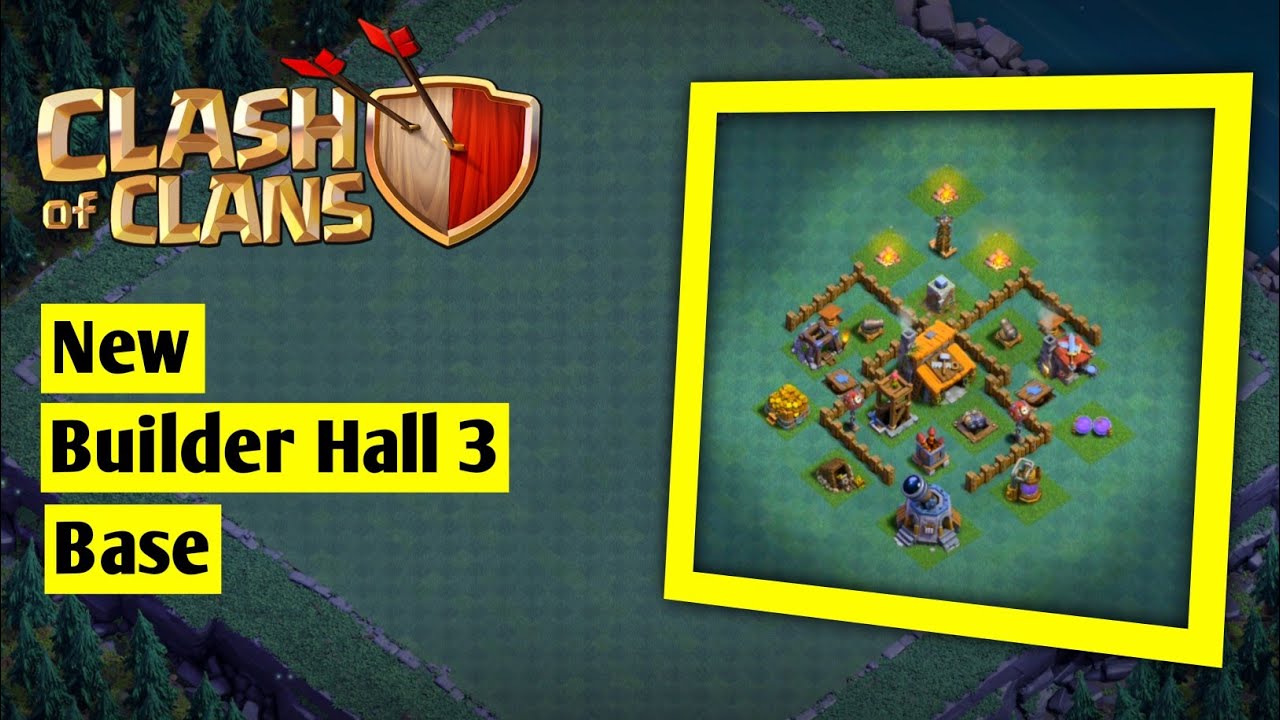 New Best BH3 Trophy[Defence] Base 2021! Builder Hall 3 Trophy Base Design-Clash of Clans.