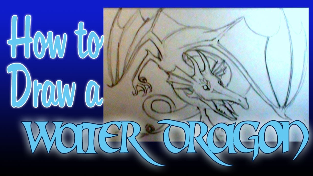 How to draw a Water Dragon
