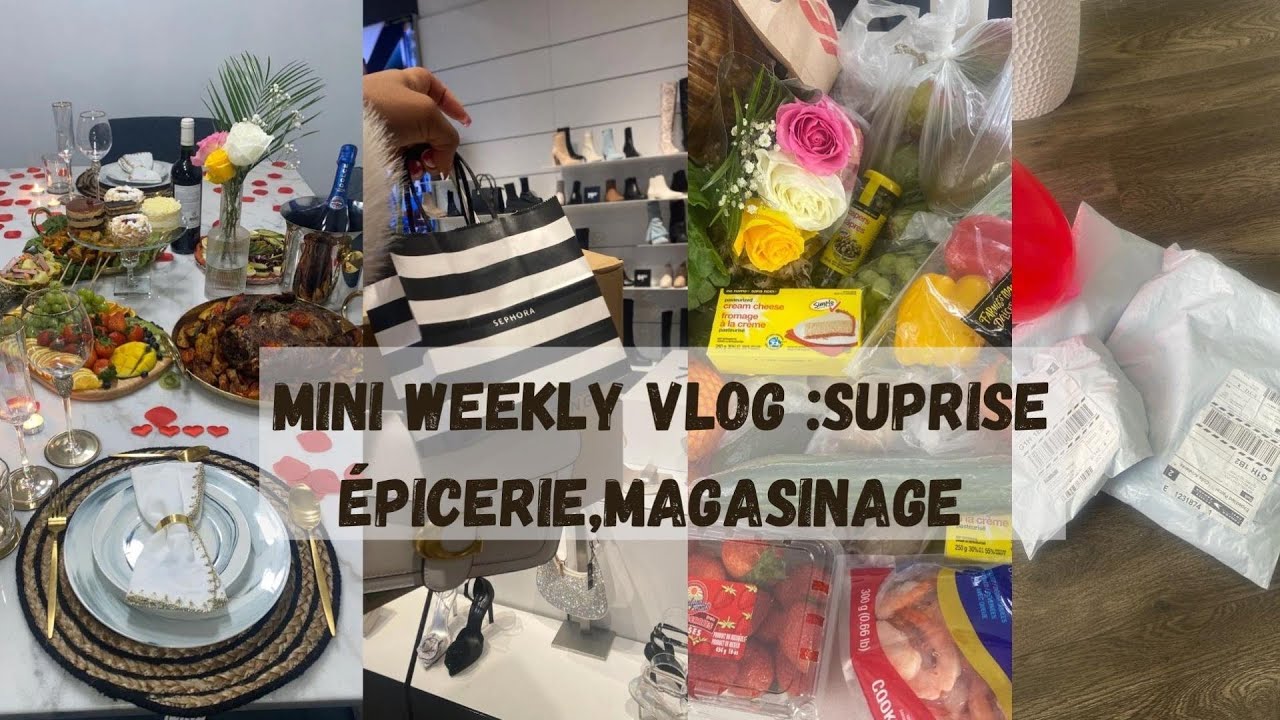VLOG  EP1 SUPRISE, ÉPICERIE   #Merveille Ng