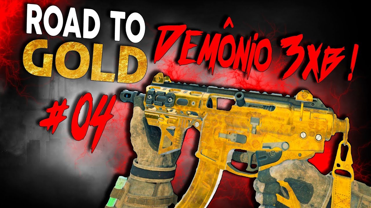 USANDO UMA MIRA BEM B... BIZARRA! - Road To Gold #04: Demônio 3XB - Black Ops 4