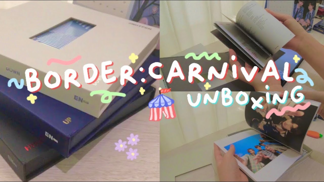 enhypen border:carnival album unboxing