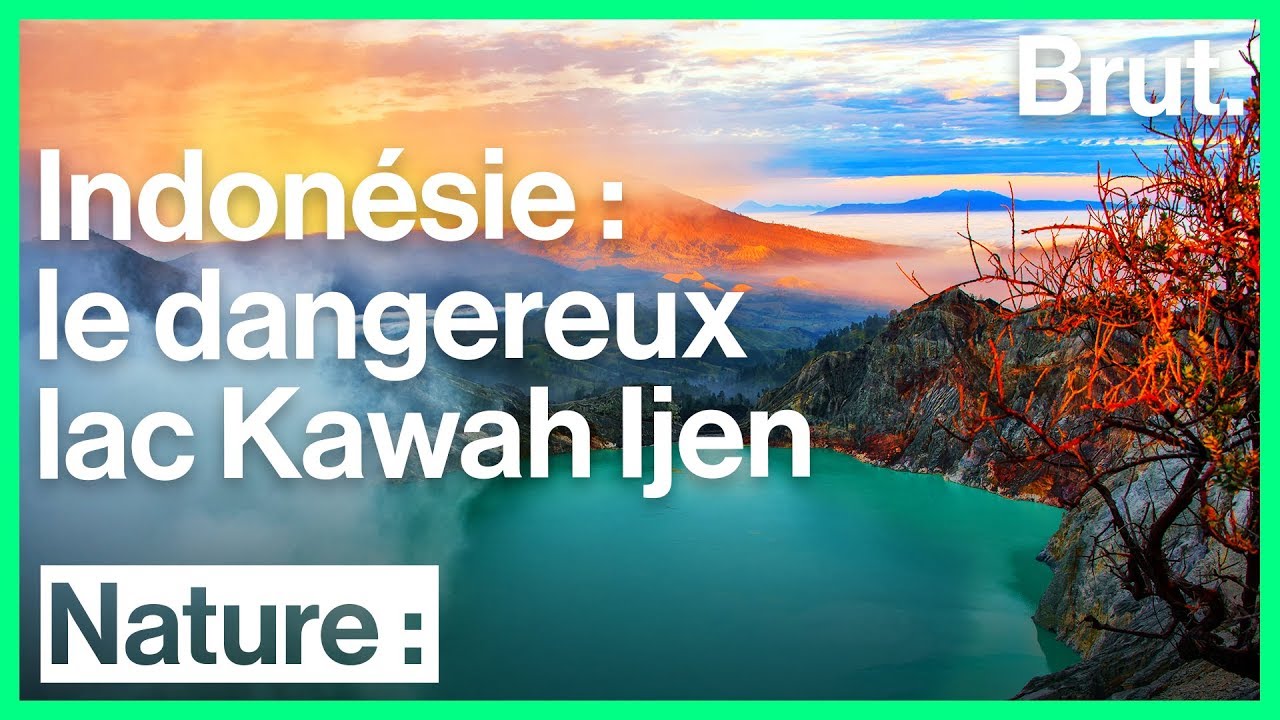 Kawah Ijen, le plus grand lac acide au monde