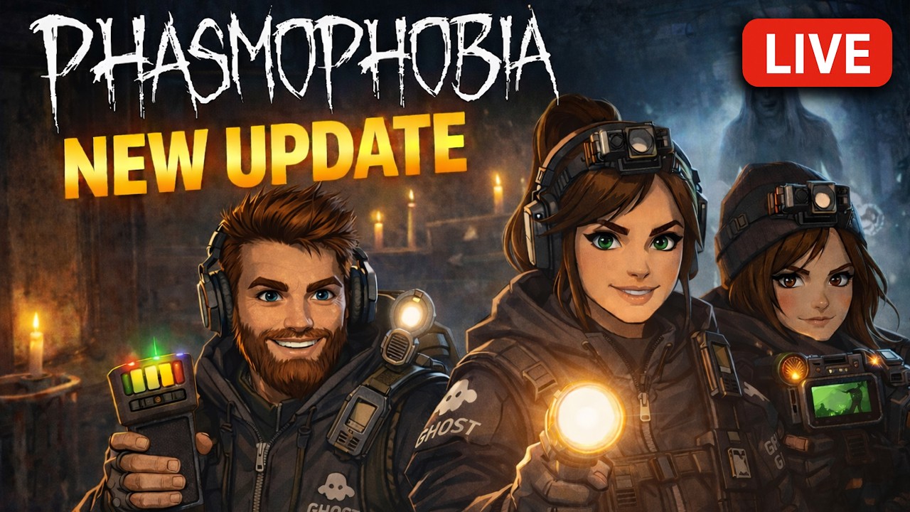 PHASMOPHOBIA NEW UPDATE | Tanglewood Drive LIVE