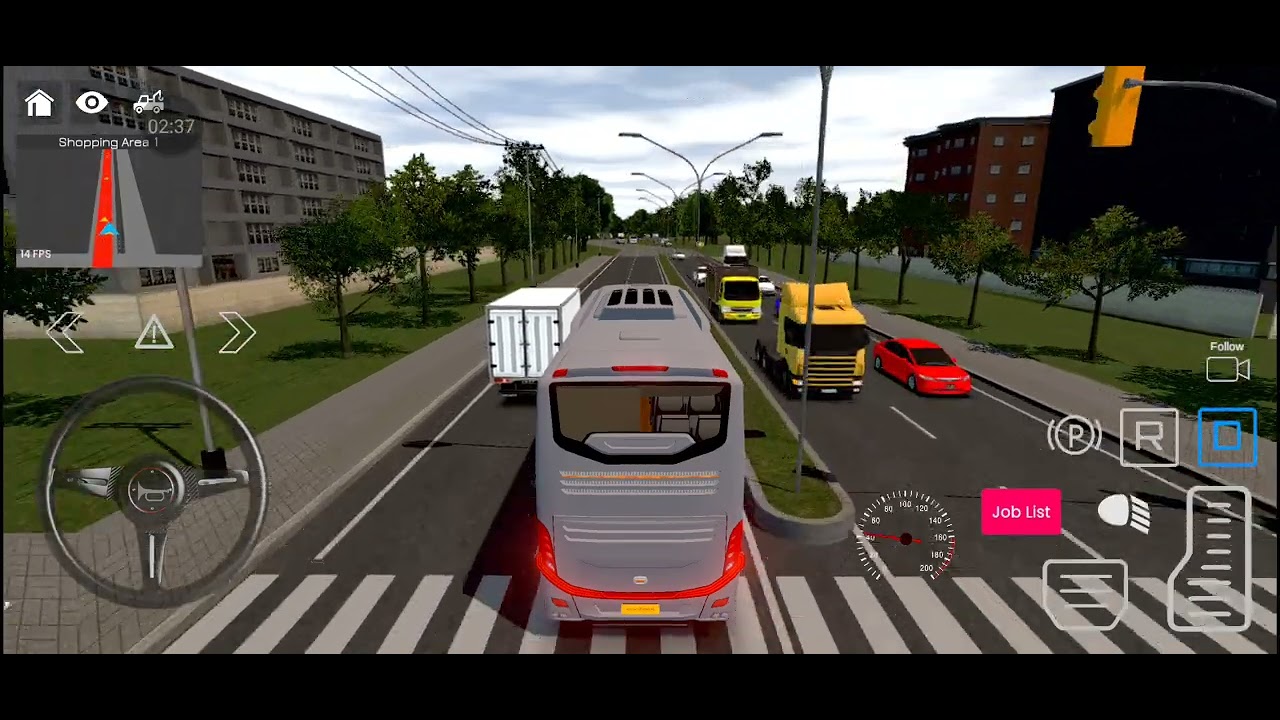 Bas bala game 🎮/City Coach Bus Simulator 3D Bus Driving Games #part 