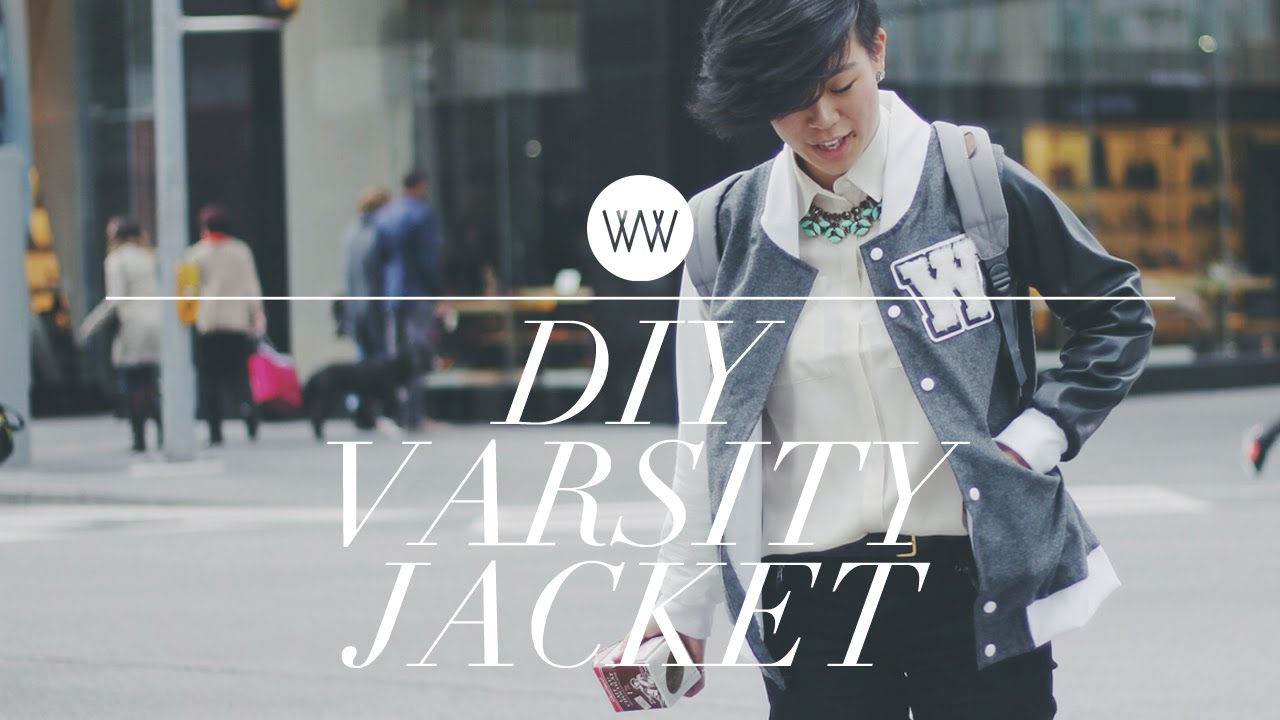 How to Make a Varsity Jacket (Letterman Jacket) | WITHWENDY