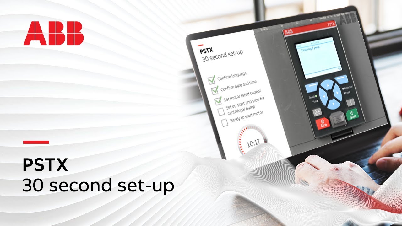 How to set-up PSTX Softstarter in 30 seconds?