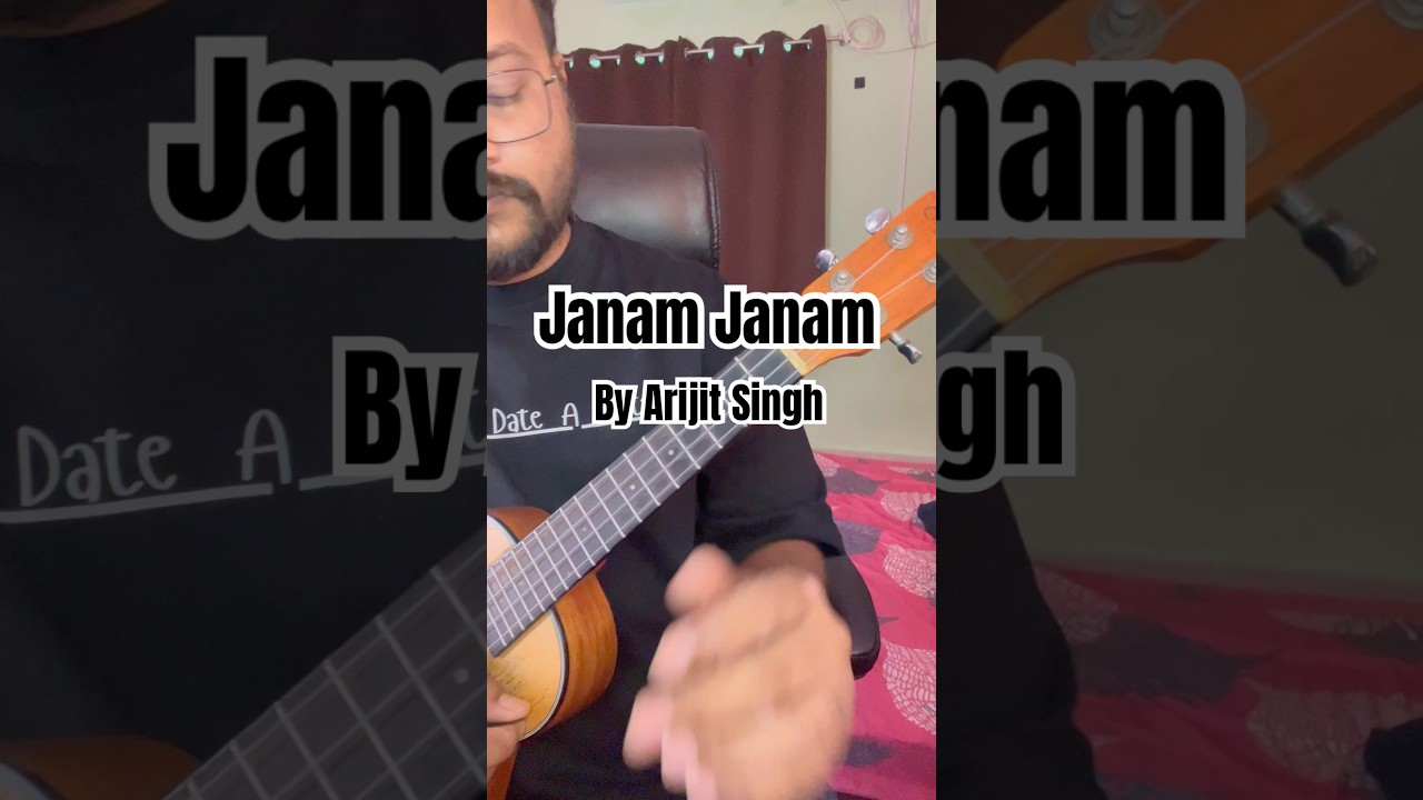 Ukulele Tutorial: Janam Janam | Arijit Singh | #3000subscribers