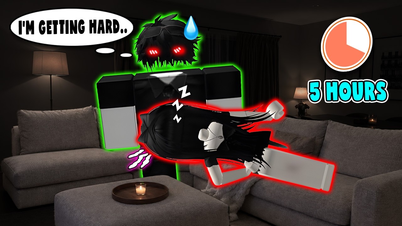 😴 Я случайно проспал на своём враге 5 часов... И он не двигался 🗿 История в Roblox (TTS)