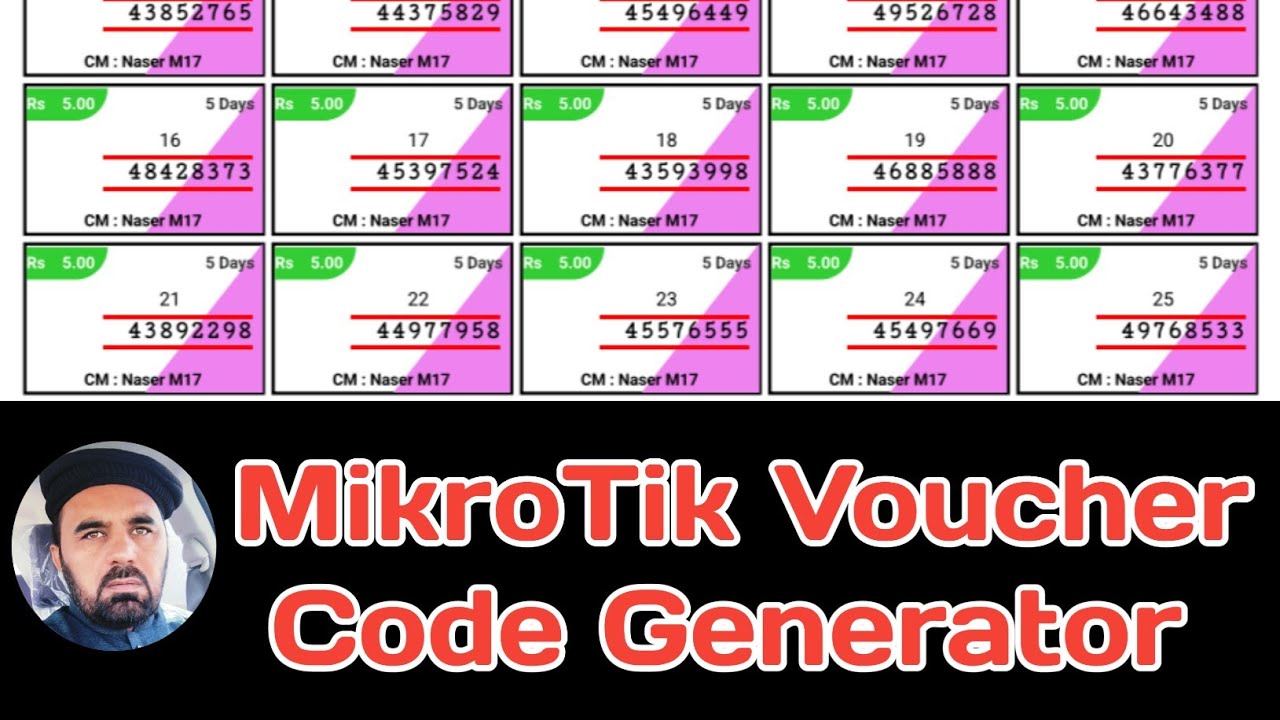 How to Create a Hotspot Voucher Code in Mikrotik | 2025