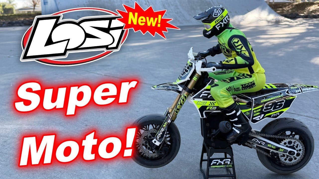Losi Promoto-SM - RC Supermoto Supermotard - 1/4 RC Motorcycle