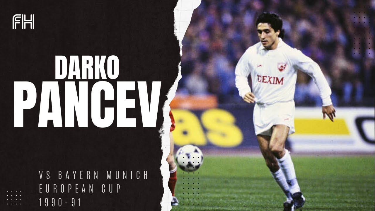 Darko Pancev ● Goal and Skills ● Bayern Munich 1-2 Crvena Zvezda ● European Cup 1990-91