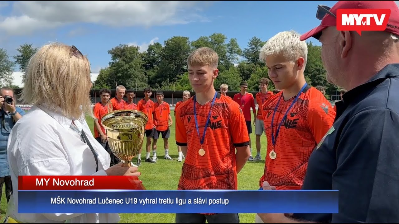 M&Scaron;K Novohrad Lučenec U19 vyhral tretiu ligu a sl&aacute;vi postup