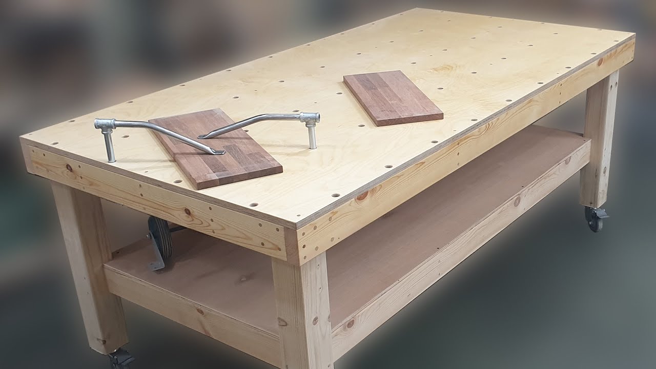작업테이블만들기 목공테이블 홀드패스트 목공작업대 작업테이블 / molile worktable holefasts