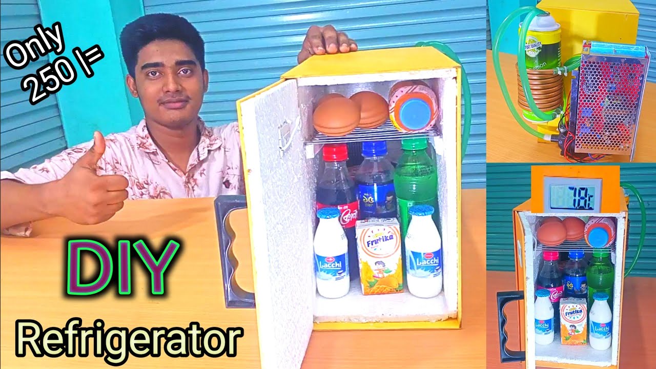 How To Make Mini Refrigerator At Home | How To DIY Homemade Mini Refrigerator Fridge At Home Easily