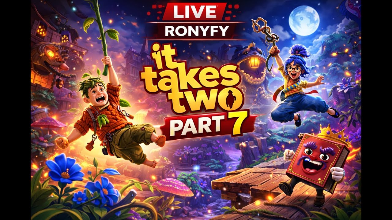 🔴 LIVE NOW – It Takes Two Part 7 | No More Easy Levels 😅