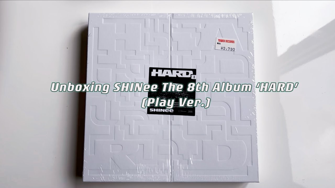Unboxing ☾ SHINee The 8th Album &lsquo;HARD&rsquo;' (PLAY VER.)