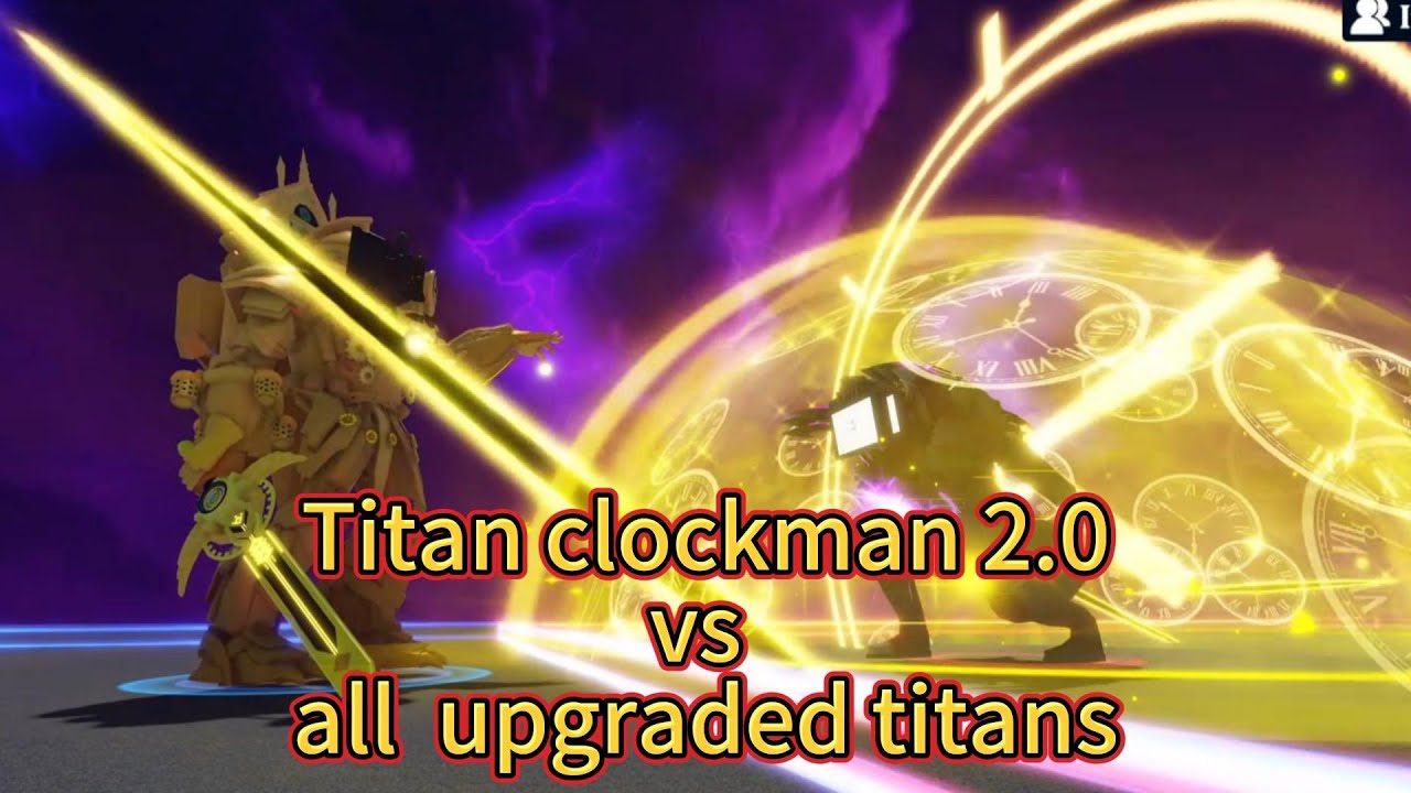 Titan Clockman VS ALL Upgraded Titan|Event|Skibidi Toilet|Roblox|【Skibidi Toilet Battle】