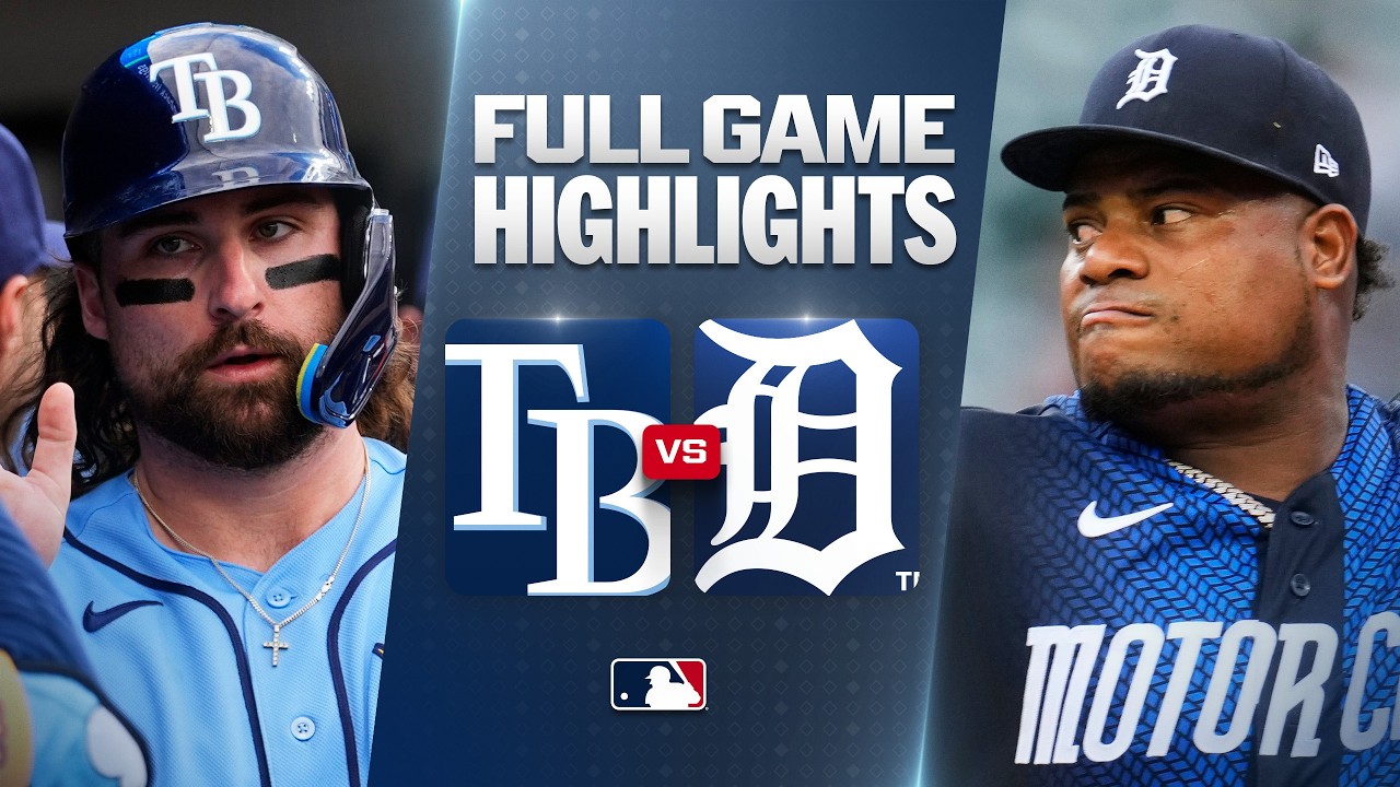 RAYS против TIGERS: Официальный обзор полной игры (24 августа) | Сезон MLB 2026