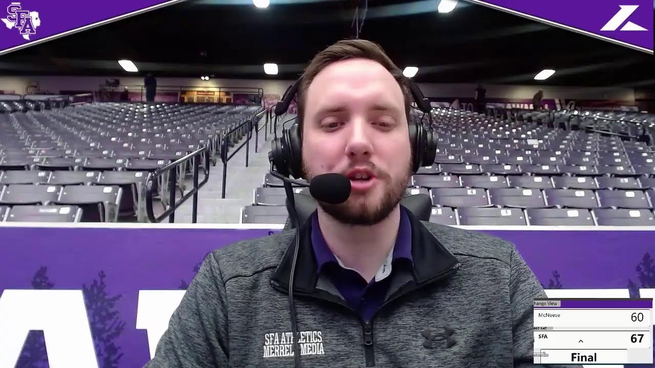 Behind the Mic with Chase Merrell for MBB vs McNeese State University - 2/2/2026 #LFBTM