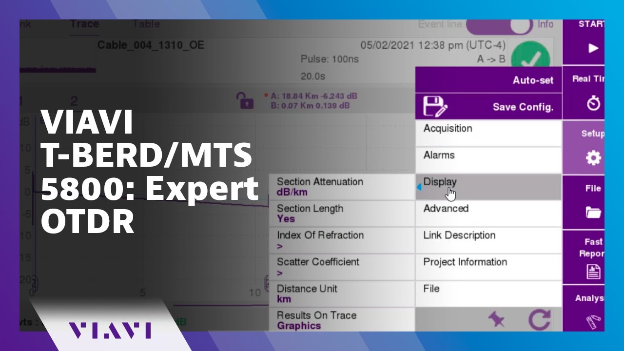 VIAVI T-BERD/MTS 5800: Expert OTDR
