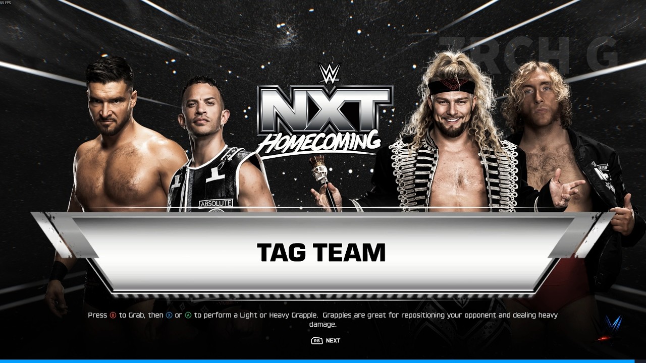 WWE 2K26 - Ricky Saints & Ethan Page vs. Charlie Dempsey & Lexis King - Tag Team NXT | Steam (PC)