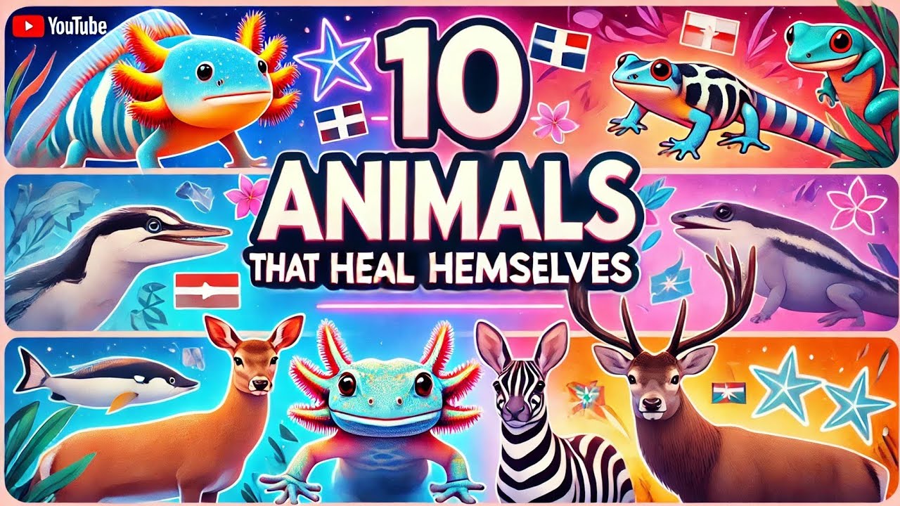 10 Animals That Can Heal Themselves | Incredible Animal Regeneration