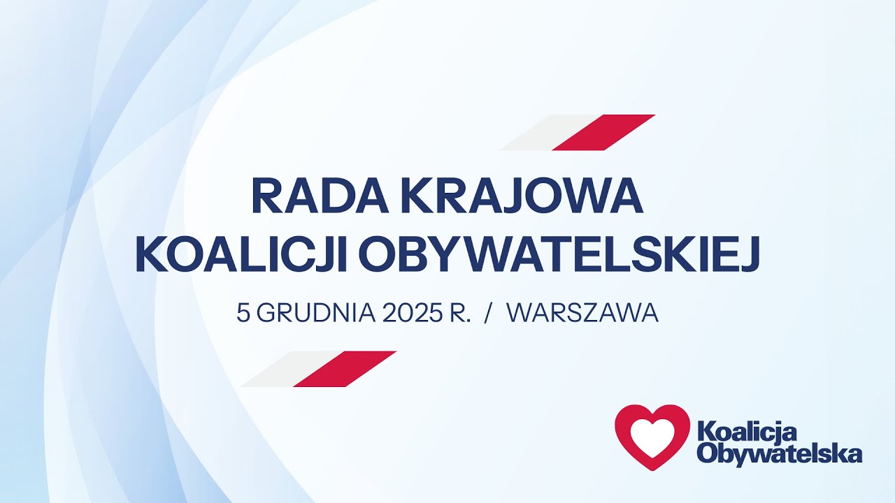 Wystąpienie Premiera Donalda Tuska podczas Rady Krajowej Koalicji Obywatelskiej