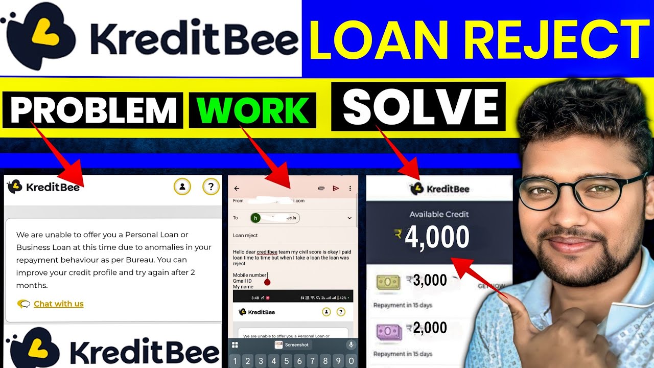 Kreditbee Loan Reject(We Are Enable Try Again 2 Month) Problem Solve | Kreditbee 2 month problem