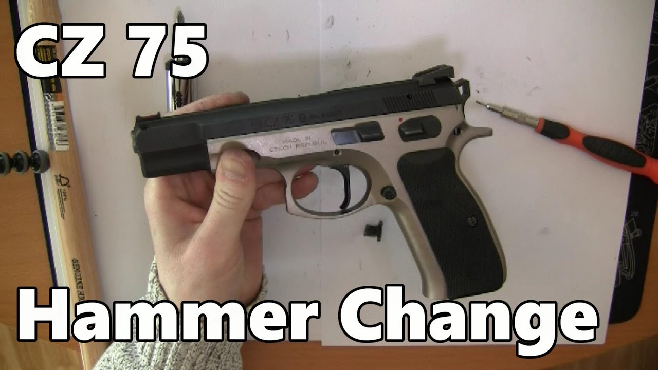 CZ 75 How to change the hammer (trigger job)