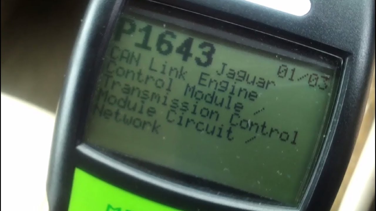 Jaguar X Type Transmission Control Module Replace TCM Gearbox Fault P1643